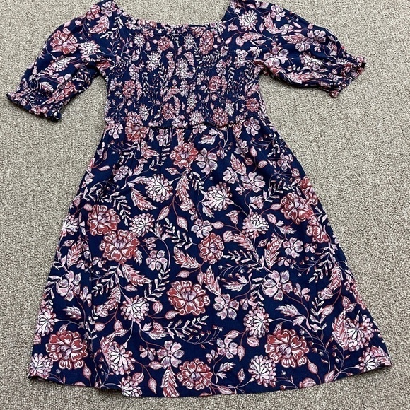 Old Navy: Floral Girls Dress, Size M (8) - Picture 4 of 10